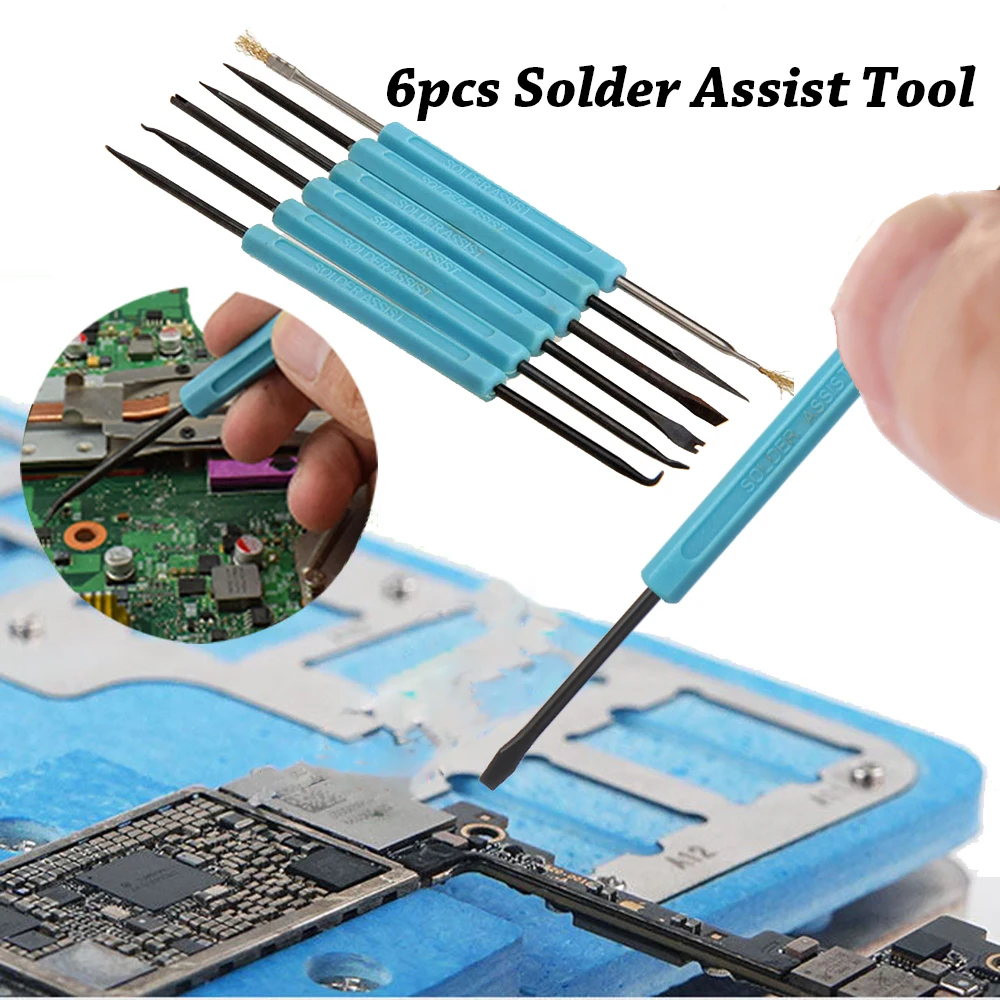 6 шт./компл. электронный Компоненты Сталь вспомогательная Сварка Набор