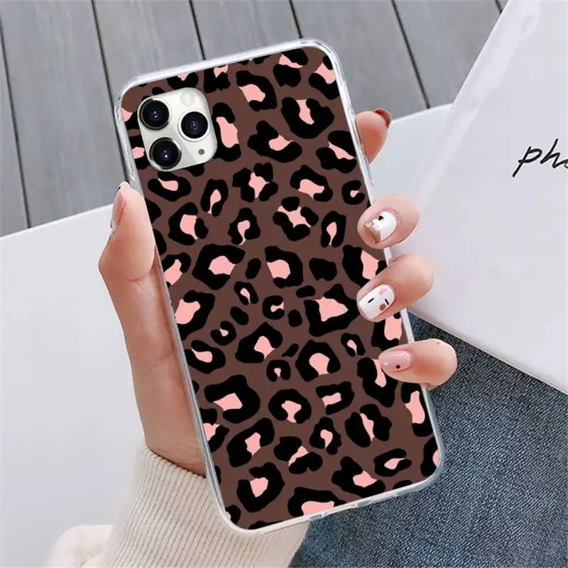 

Leopar Sexy Phone Cases For iphone 12 5 5s 5c se 6 6s 7 8 plus x xs xr 11 pro max mini