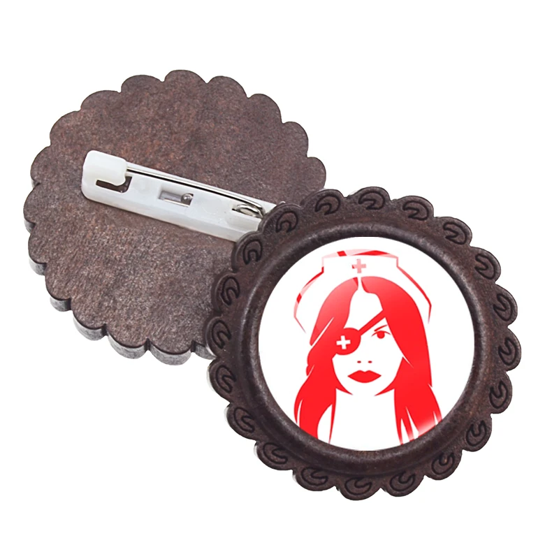 В стиле ретро из фильме Убить Билла дерево брошь на застежке крутые ума Турман