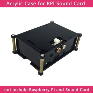 Материнская плата Raspberry Pi, акриловый чехол для Hi-Fi DAC, корпус для звуковой карты для Raspberry Pi 3 Model B +3B2B