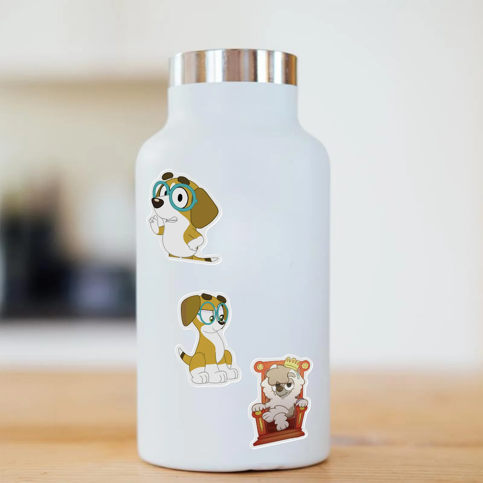 10/100 Uds Bluey de dibujos animados lindo pegatinas Anime monopat&iacute;n DIY equipaje guitarra etiqueta engomada del ordenador port&aacute;til perrito Bluey Bingo impermeable juguetes de los ni&ntilde;os-2