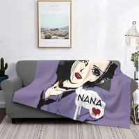nana osaki anime flannel throw blankets japanese classic anime blanket for home bedroom warm quilt