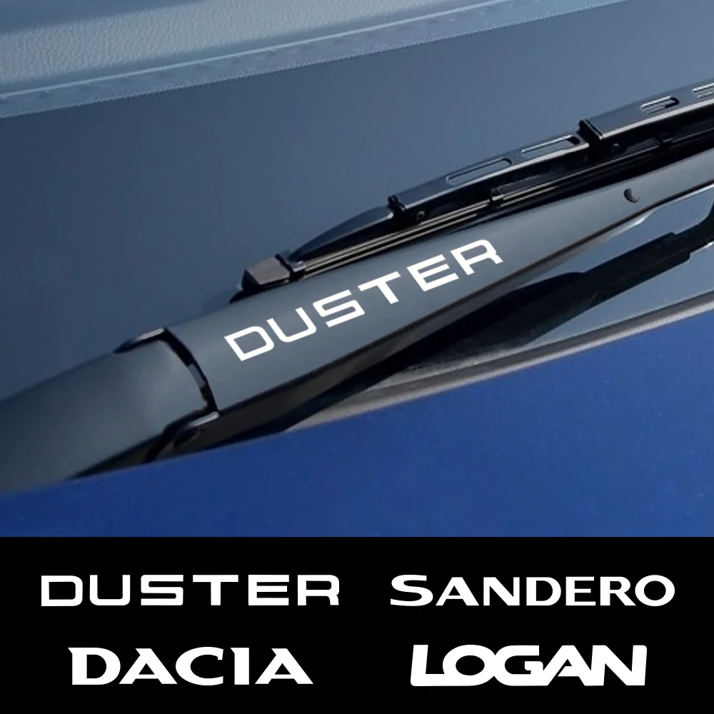Наклейки на автомобильные стеклоочистители для Renault Dacia Duster Logan Sandero спортивный