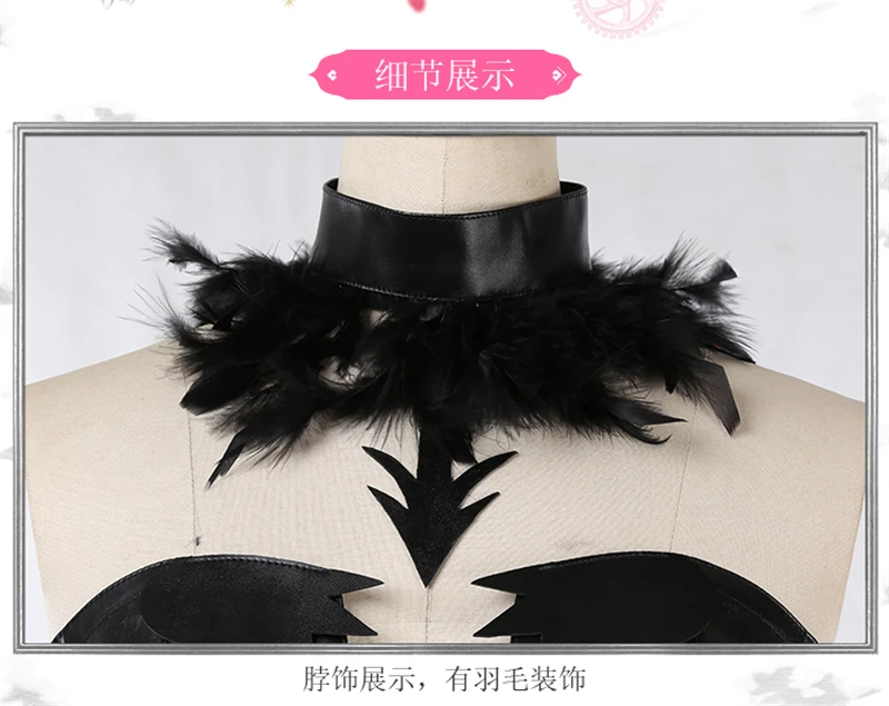 Аниме Puella Magi Madoka Magica Akemi Homura Devil Черный Косплей Costumefor для женщин Хэллоуин Униформа H