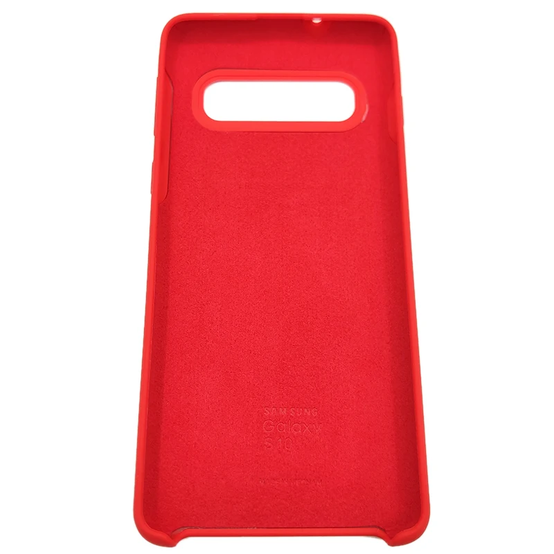 Мягкий гладкий Чехол из ТПУ для Samsung S10 оригинальный силиконовый чехол-накладка