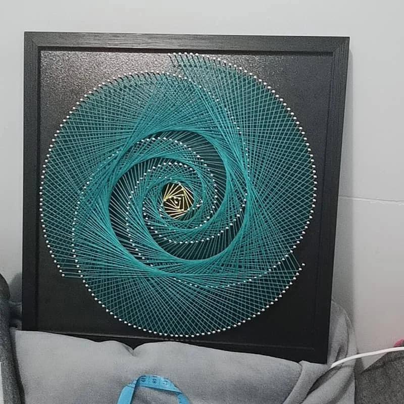 

Creative Decompression DIY String Painting DIY String Arts Desk Decoration Home Decor DIY Painting Gift