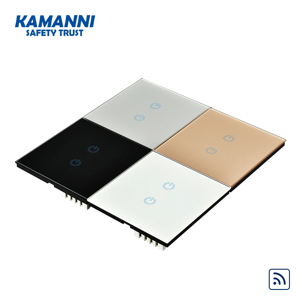 Kamanni умные переключатели 2 Gang WiFi Smart Switch US Standard 1/2/3 1/2 Way App Control умный светиль ник Goole