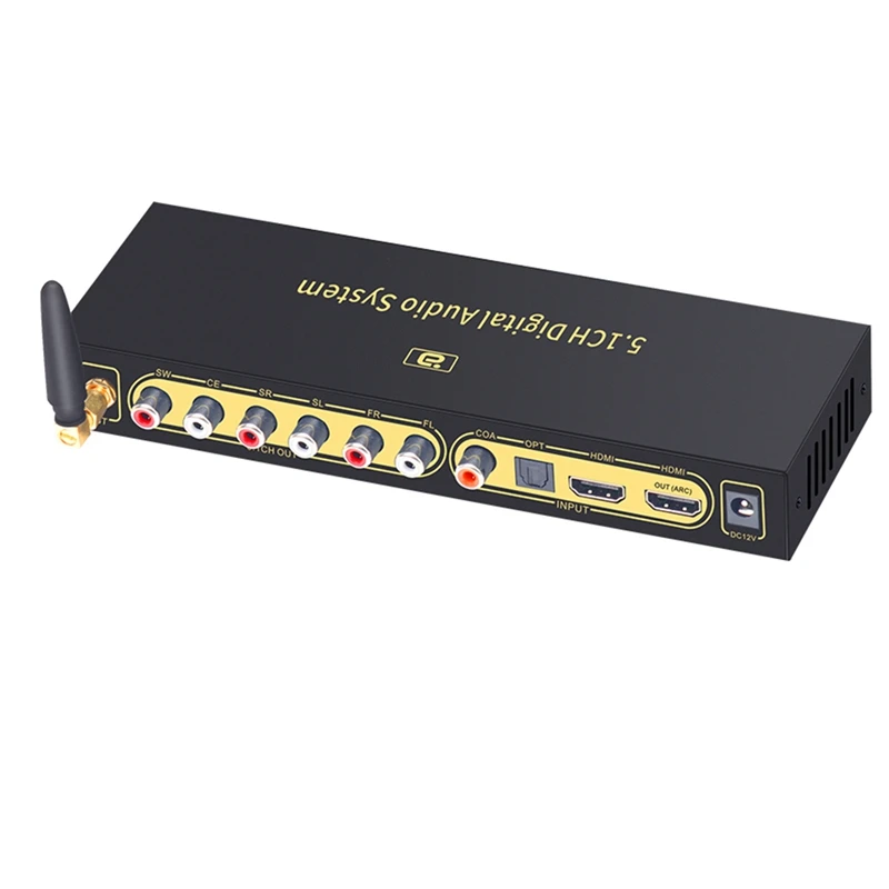 

DTS 5.1CH аудио декодер Bluethooth 5,0 DAC коаксиальный для RCA DTSHD AC3