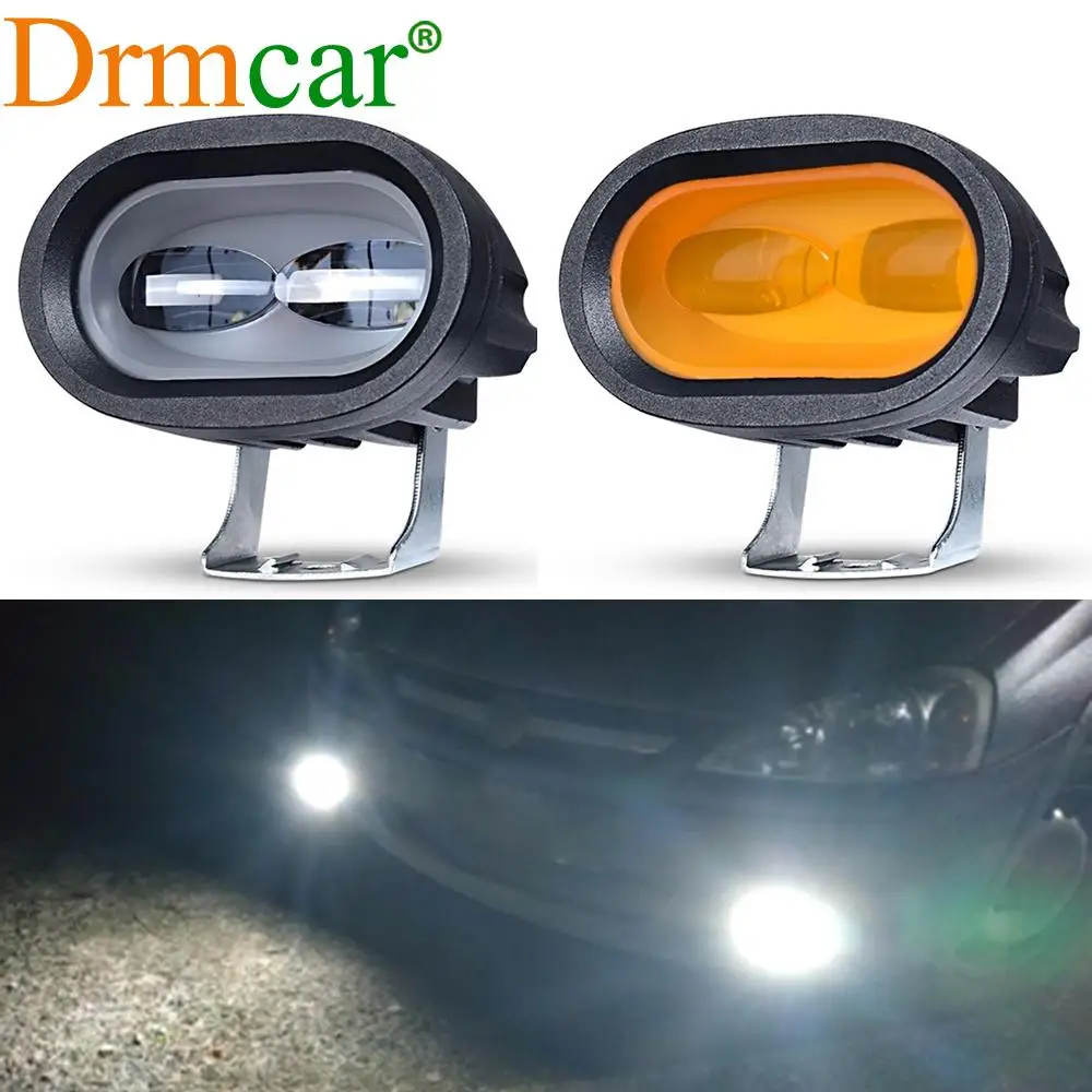 6D 20 Вт Светодиодный светильник для вождения автомобиля противотуманный Точечный