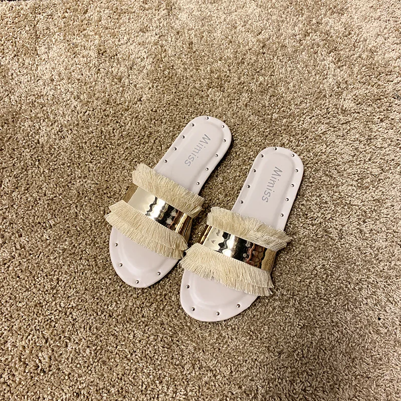 

Shoes Women House Slippers Platform Pantofle Slides Fashion Shale Female Beach Soft Flat 2021 Luxury Sabot Basic Cotton Fabric