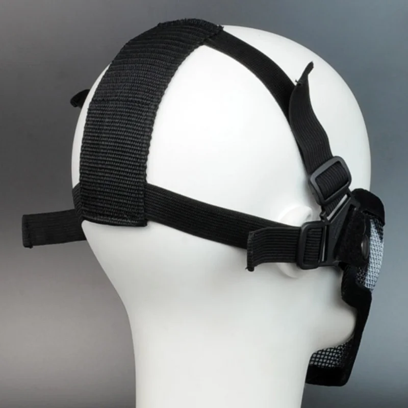 

V1 Strike Metal Mesh Skull Lower Tactical Half Face Mask Military Army Hunting Accessories Wagame Airsoft Paintball Masks