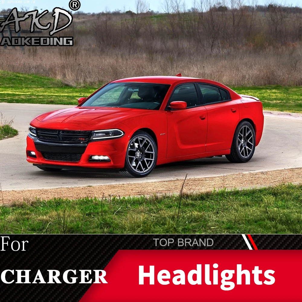 Головной фонарь для автомобиля Dodge charger- фары Противотуманные фары Дневные ходовые огни DRL H7 светодиодный Биксеноновая лампа автомобильные аксессуары