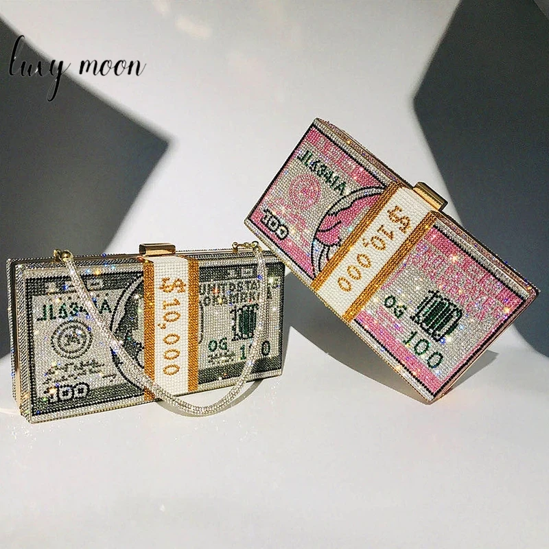 Женский Свадебный клатч с кристаллами роскошная дизайнерская вечерняя сумка со