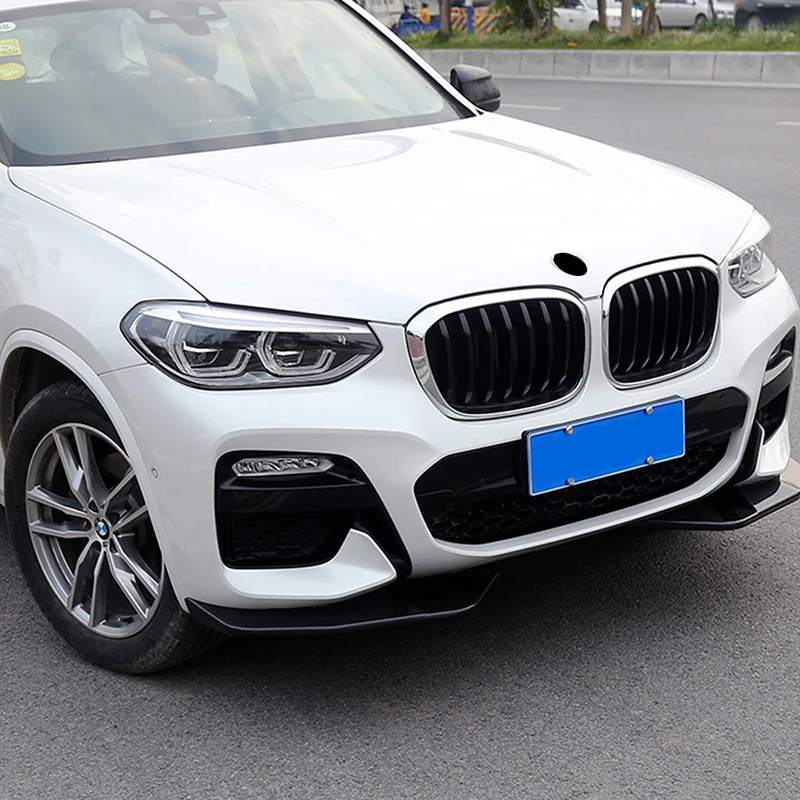Gelinsi для 2018 2019 BMW X3 G01 X4 G02 автомобильный передний бампер губ Наборы тела дефлектор
