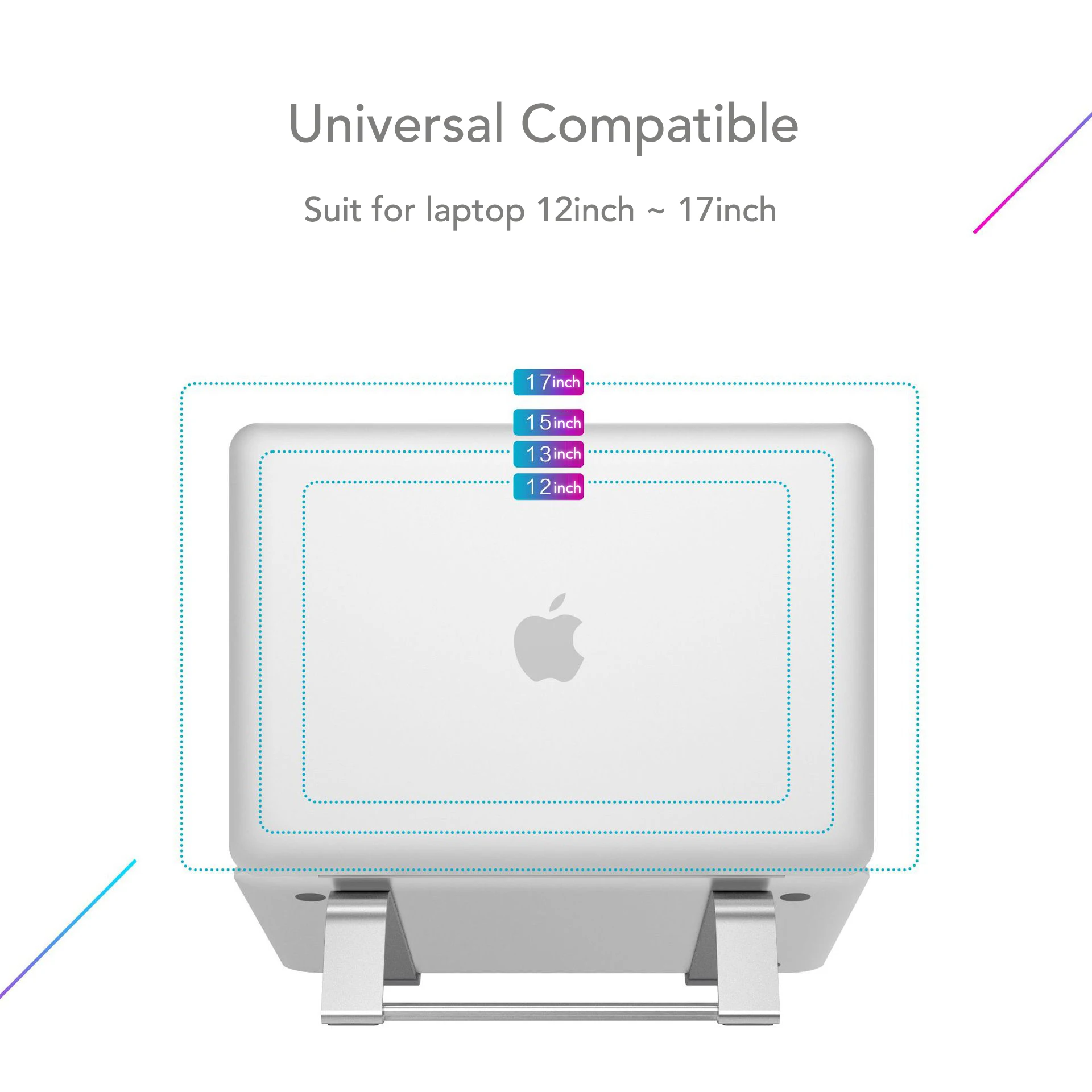 Регулируемая подставка для ноутбука 11-17 дюймов из алюминиевого сплава