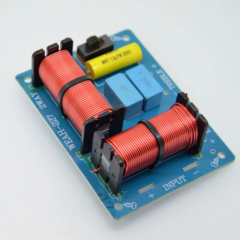 100 Вт ВЧ бас 2-полосная аудиосистема кроссовер с делителем частоты фильтр |