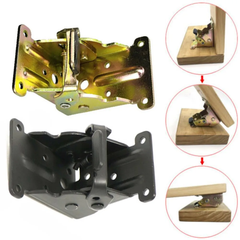 

Locking Folding Hinge Table Legs DIY Folding Kitchen Table Leg Brackets Fittings Self Lock Extension Hinge 6.5*5.4*6.3cm