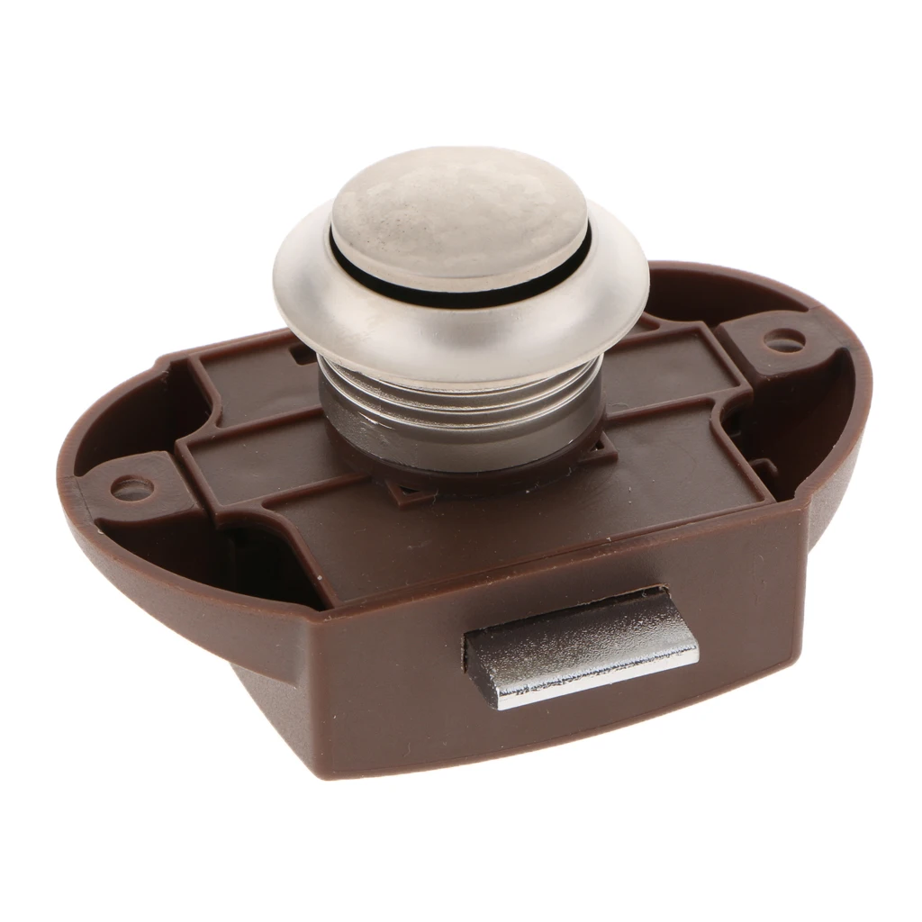 2 шт. кнопочный замок двери шкафа из нержавеющей стали для лодок конского фургона