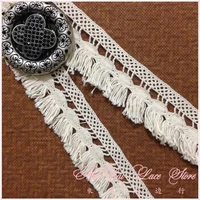 hollow embroidery tassel cotton lace