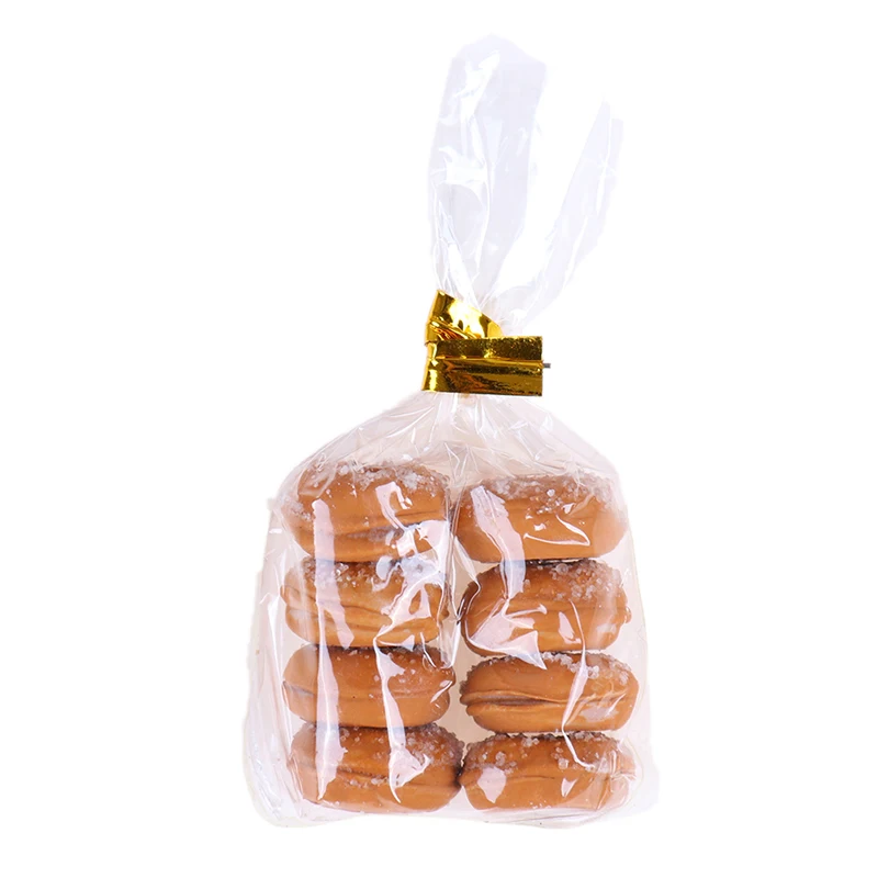 1 пакет искусственный пончик шоколад пищевой орнамент крафтовый декор