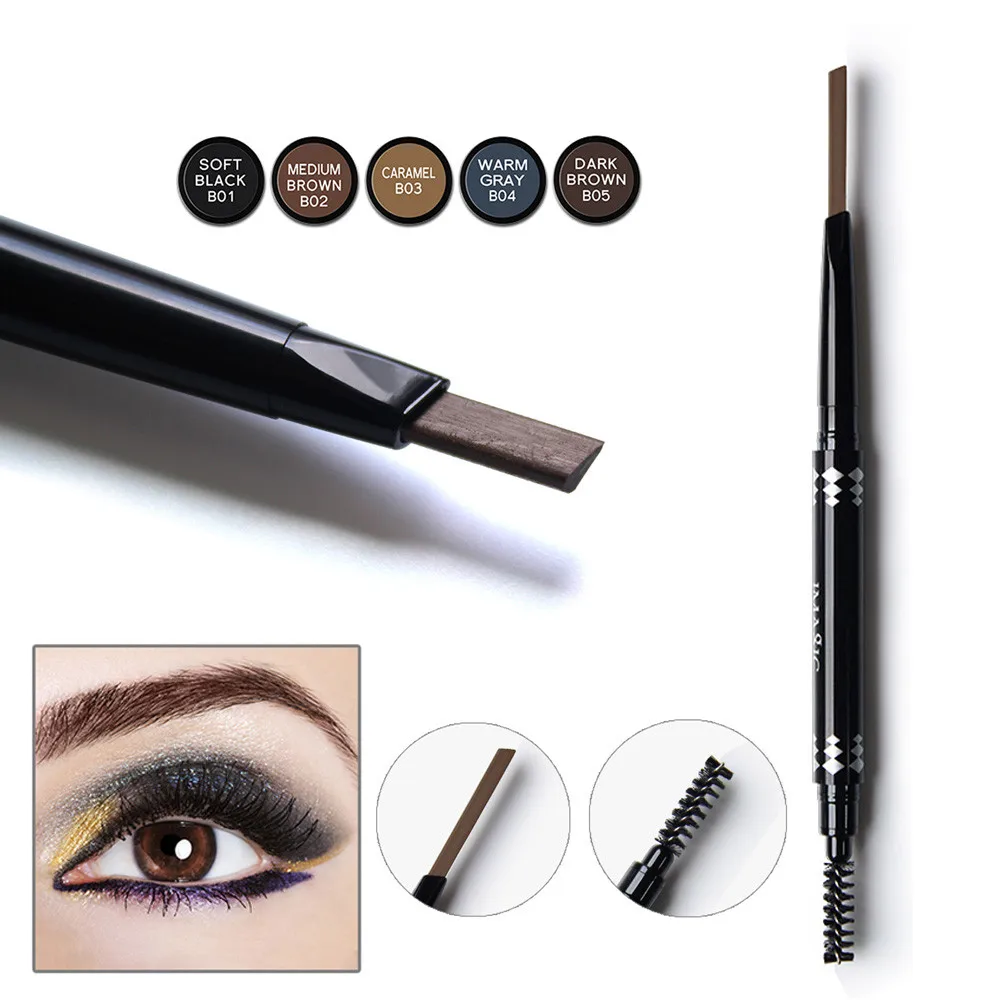 2019 новый водонепроницаемый сменный карандаш для бровей с косметические кисти