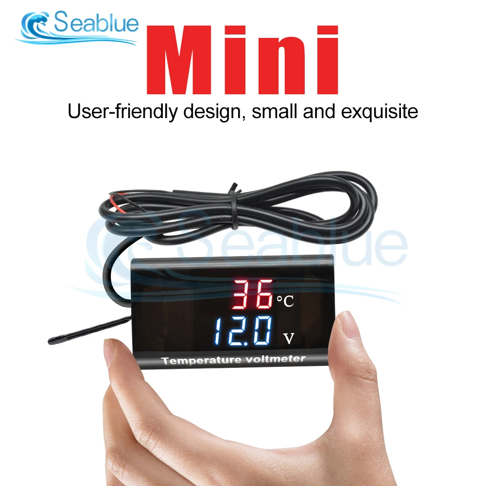 12 В постоянного тока 0 28 дюйма двойной дисплей светодиодный цифровой датчик