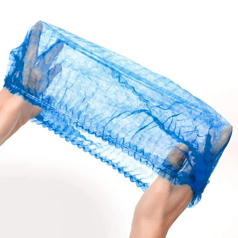 50/100 шт нетканый материал одноразовые шапочки для душа сетки волос Красота спа