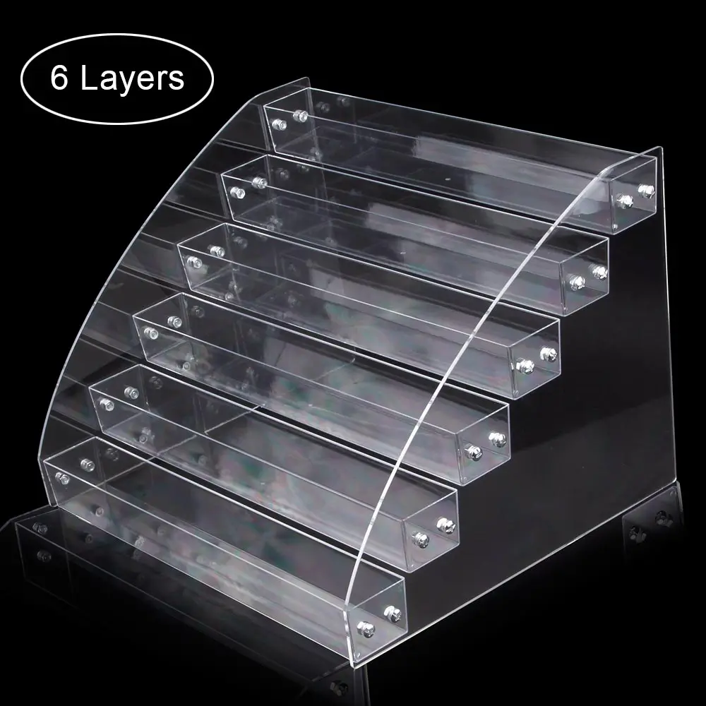 Держатель для лака ногтей от 1 до 7 ярусов органайзер косметики съемная