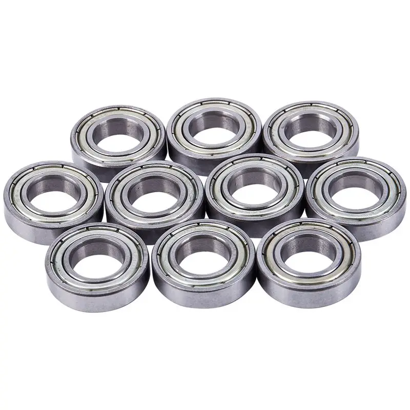 

10 Pcs 12mm x 24mm x 6mm Sealed Deep Groove Radial Ball Bearings 6901Z