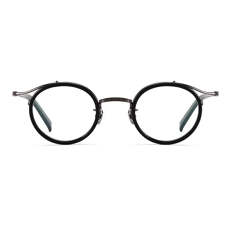 Top Quality Japanese Handmade Retro Round Glasses Frame Men Women Eyewear Classic Prescription Optic Vintage Reading Eyeglasses