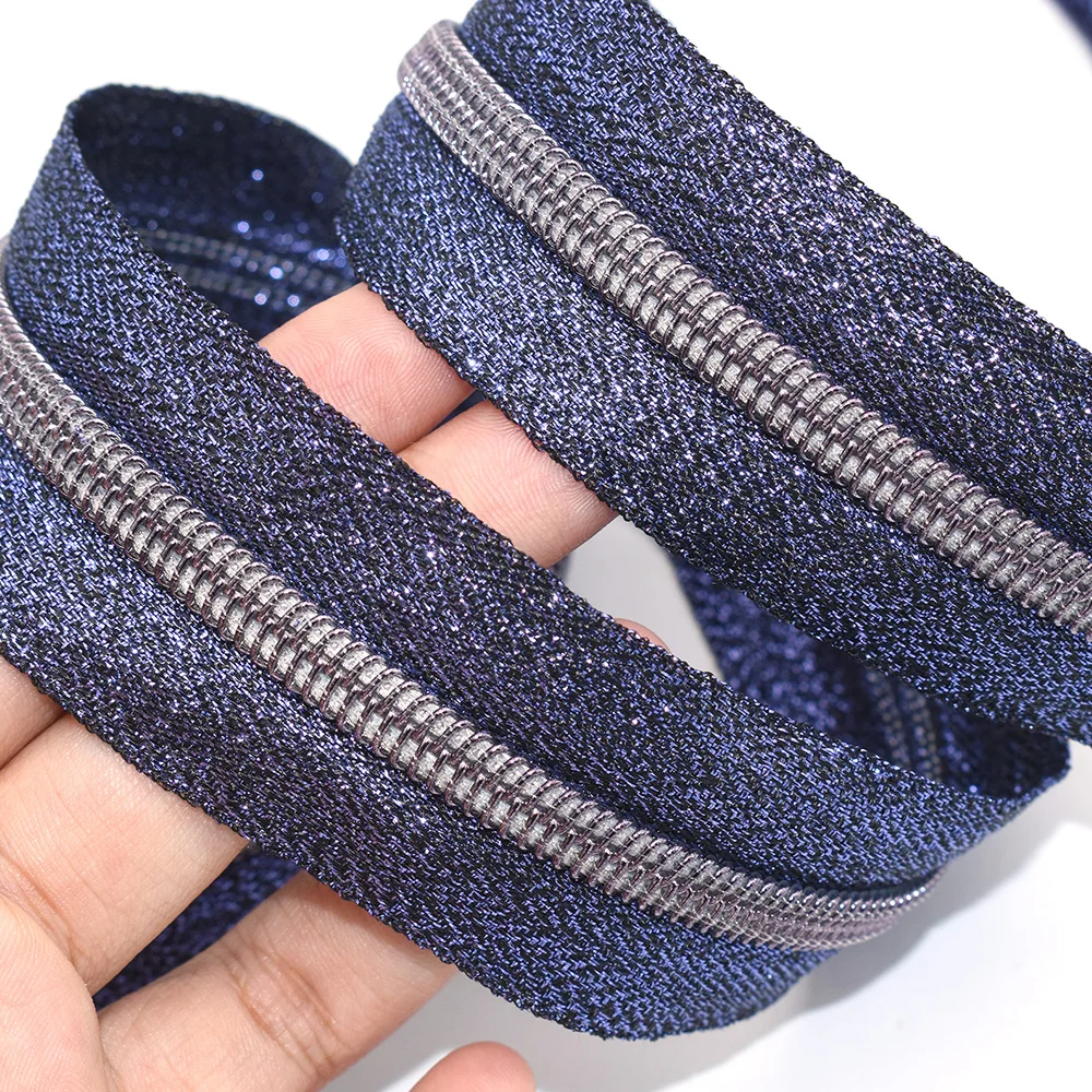 Size #5 Purple Zipper Handbag zipper Plastic Coil Tape by the yard with coil Nylon for Zip | Дом и сад