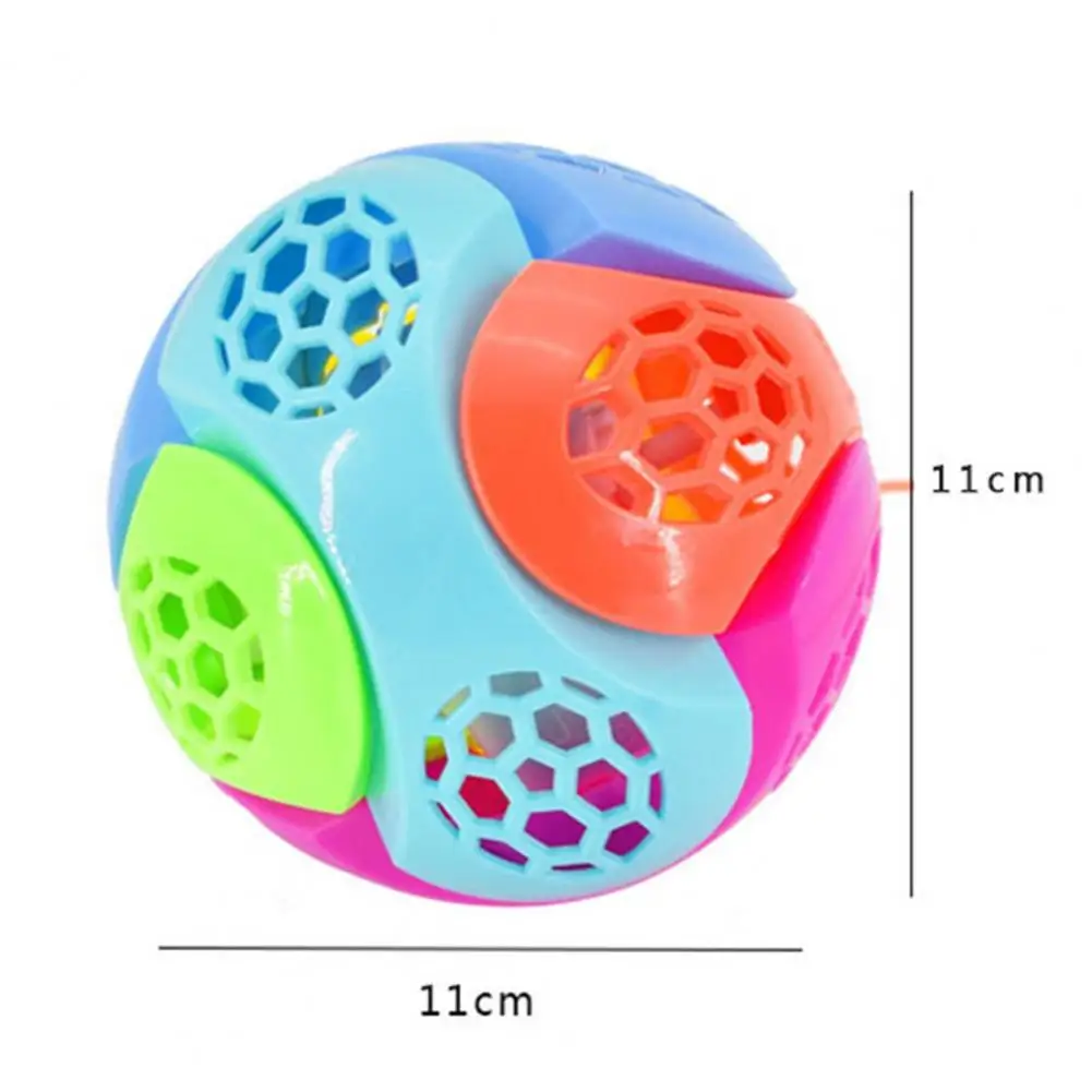 

New Kids fidget toys Led Light Ball Toys Jumping Dancing Music Flashing Bouncing Ball Portable Synthetic Assembled Fun Ball Toy