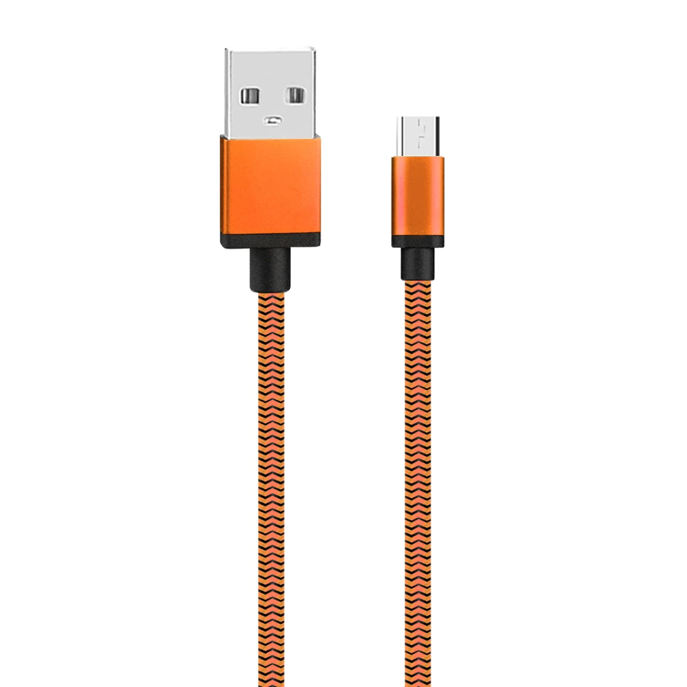 07 1 м 2 м микро USB Android мобильный телефон usb кабель для зарядки для samsung Белый Оранжевый кабель быстрой зарядки 1A 1.7A для Xiaomi - Цвет: 07