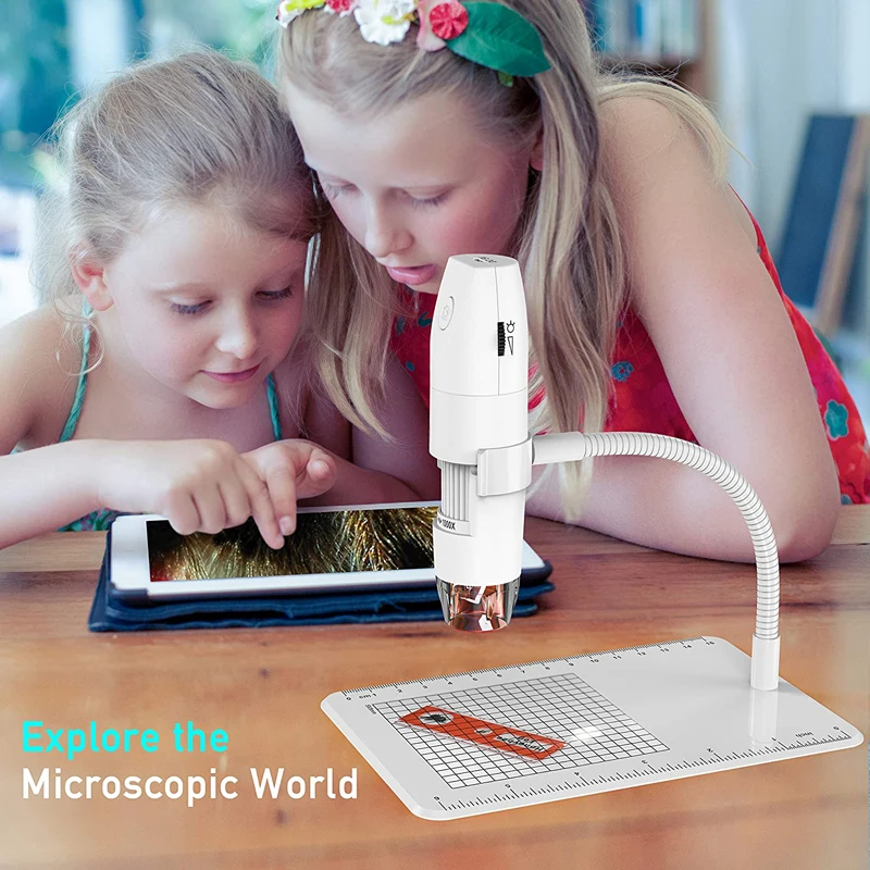 Беспроводной цифровой микроскоп с Wi-Fi USB 1000-кратное увеличение портативный