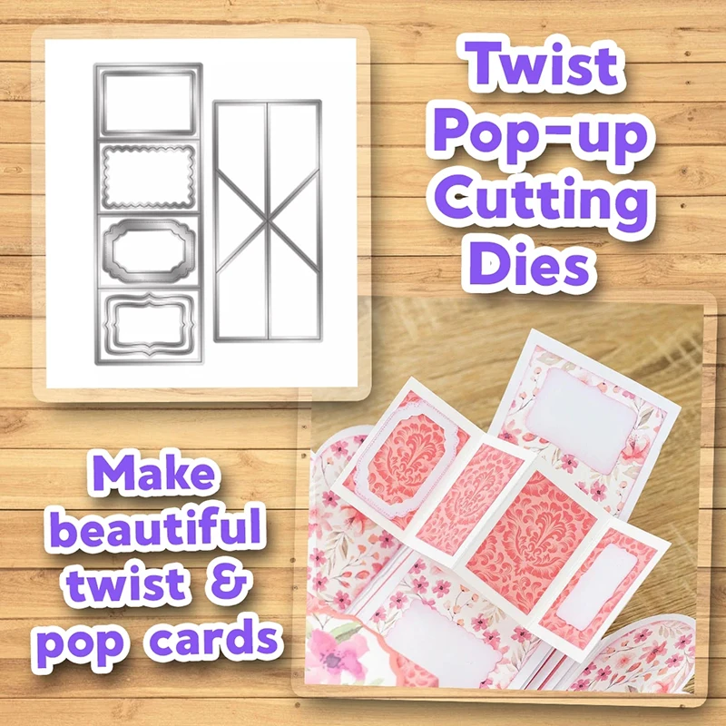 

Exploding Box Twist & Pop Mechanism Metal Cutting Die Cutting Dies Crafts For Diy Scrapbooking Embossing Cards Making Fustelle