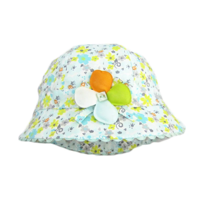 Summer Girls Hat Cute Outdoor Baby Sun Beach Wide Brim Toddler Kids Cap Floral Owl | Детская одежда и обувь