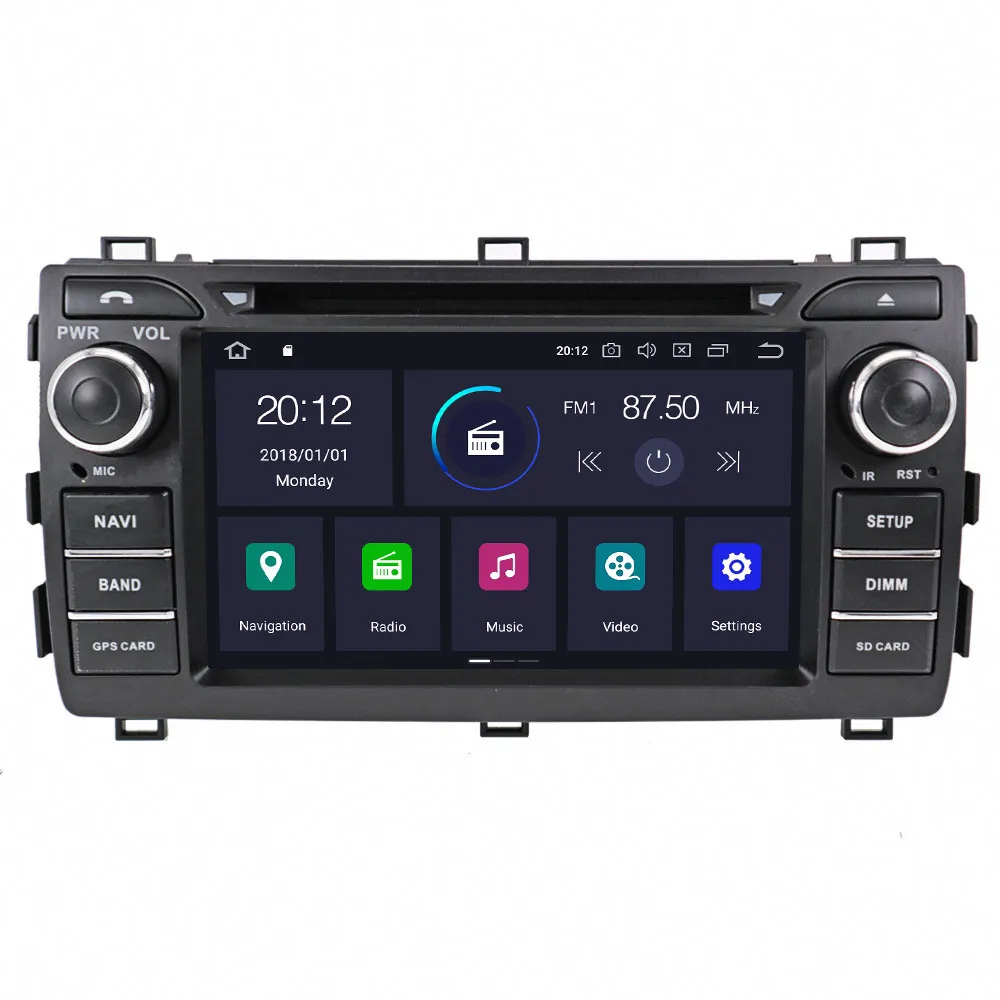 Android 10 0 4 + 64 Гб dvd-плеер автомобильный мультимедийный плеер для Toyota Auris 2013 -2015