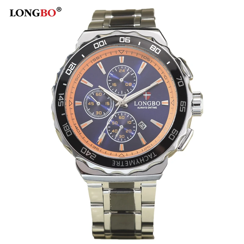 

LONGBO New Fashion Men's Watch Top Brand Luxury Calendar Casual Watch Waterproof Quartz Watch Men Relogio Masculino