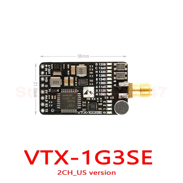 Matek VTX-1G3SE-2 1.2/1.3GHz 2CH US