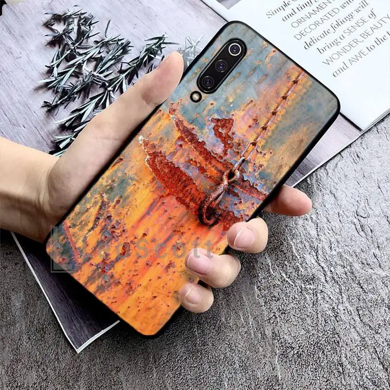 

Rusty Iron style Phone Case For Xiaomi Mi A1 A2 5 6 6PLUS 8 9 SE Lite MIX 2 2S MAX 2 3 Pocophone F1