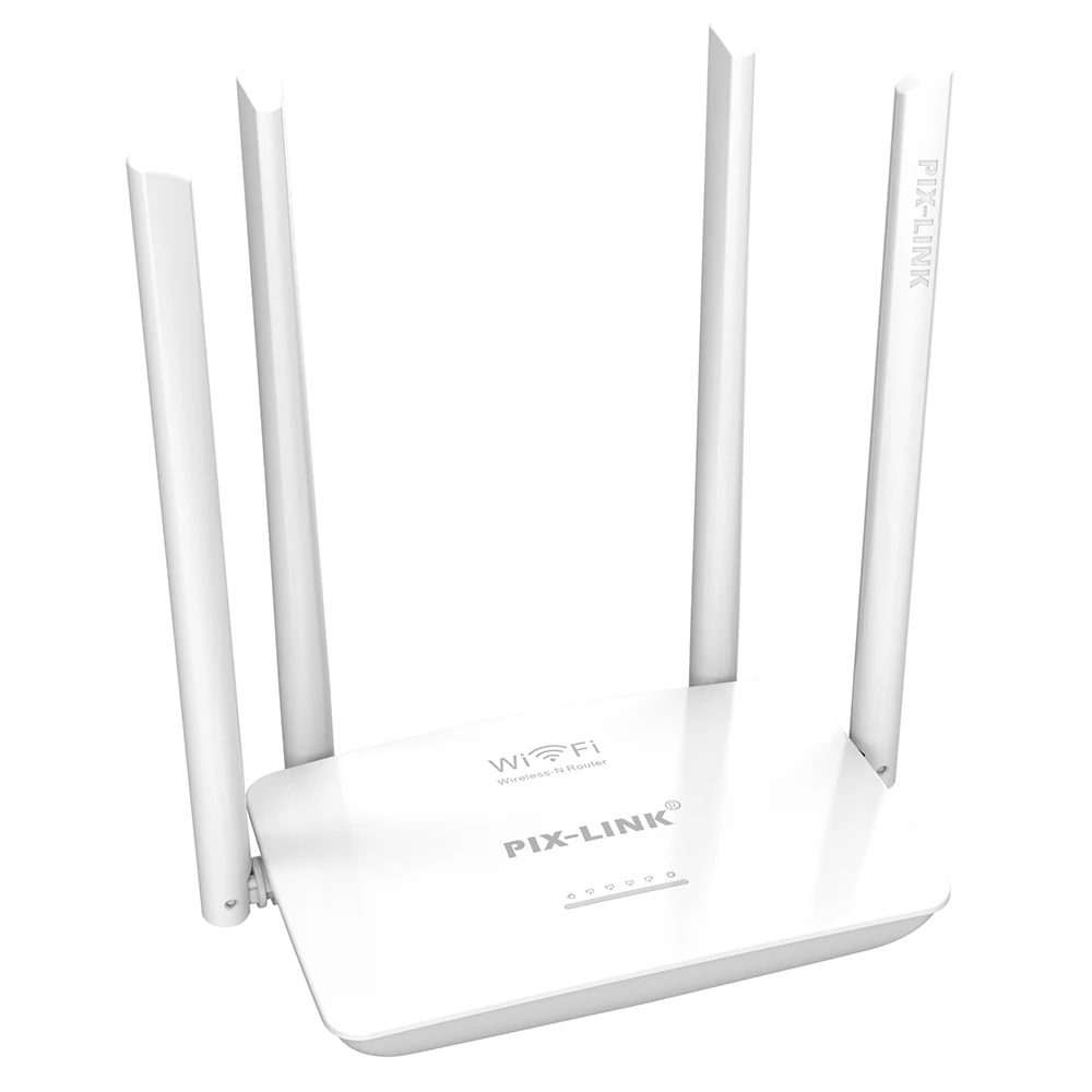 

LV-WR08 300Mbps Wireless Router High-speed WiFi Router with 4 External Antennas Support WPA/WPA2 Encryption White EU/US Plug