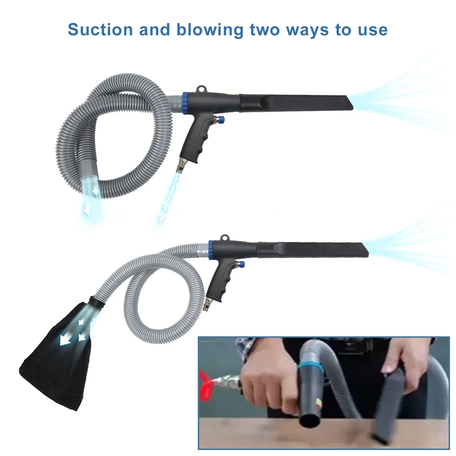 2 в 1 баллончик со сжатым воздухом компрессор двойного Функция воздуха вакуум