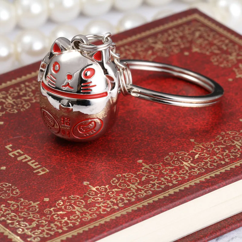 Брелок для ключей с милым котенком котом удачи и удачи|Брелоки| |