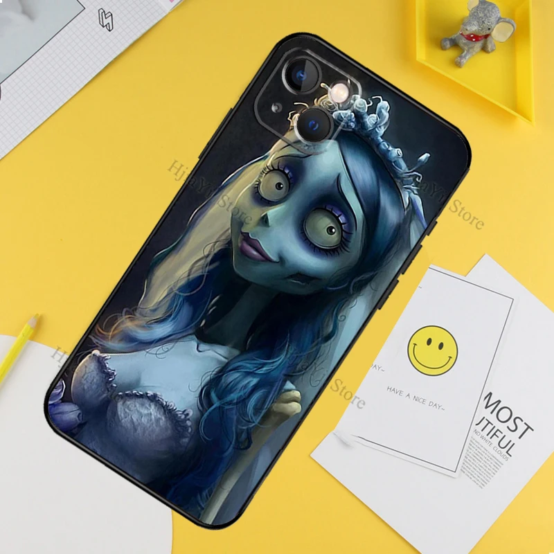 Чехол на тему Хэллоуина с принтом трупа невесты для iPhone 13 12 Mini X XR XS Max чехол Apple 11 14
