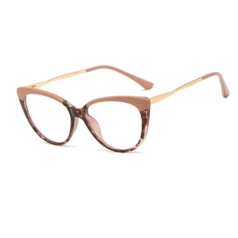 

Anti-Blue Light TR90 Comfortable Cat Eye Eyeglasses Frame Women Vintage Spring Hinge Optical Frame