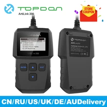 Автомобильный диагностический инструмент TOPDON arilsink 200 OBDII OBD2 сканер тестер неисправностей интерфейс считыватель кодов для X431 Creader 3001 Автомобильный диагностический инструмент TOPDON arilsink 200 OBDII OBD2 сканер тестер неисправностей интерфейс считыватель кодов для X431 Creader 3001