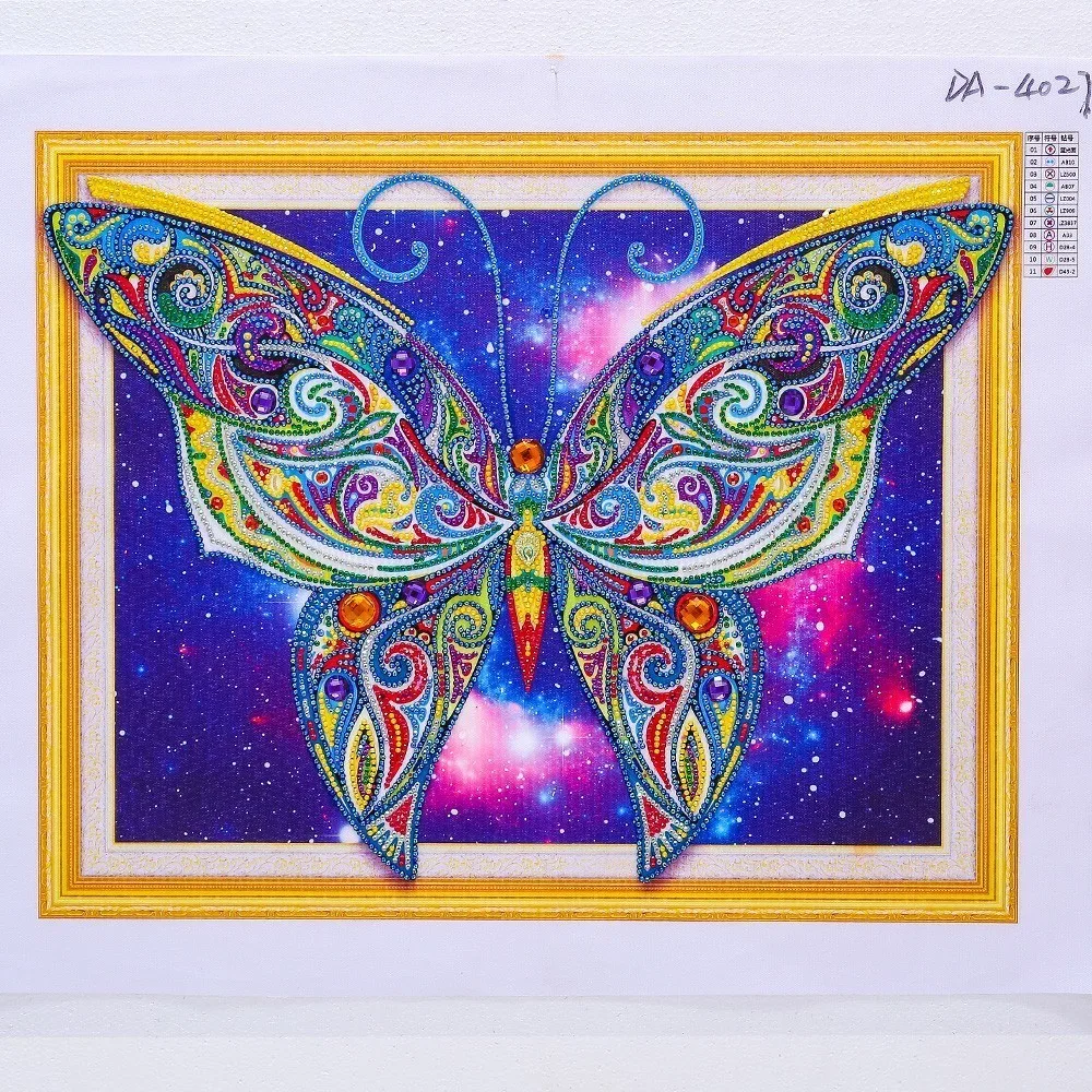 EverShine Butterfly Special Shape Diamond Embroidery Animal Painting Picture Of Rhinestones Mosaic Kit | Дом и сад
