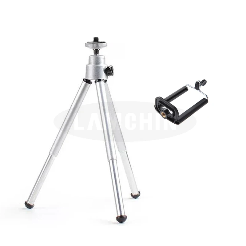 Mini Size Профессиональный штатив-Трипод для фотосъемки телефона со встроенным уровнем четырехсекционный Штатив для зеркальной камеры с мини Двухсекционным штативом-держателем - Цвет: Mini Size