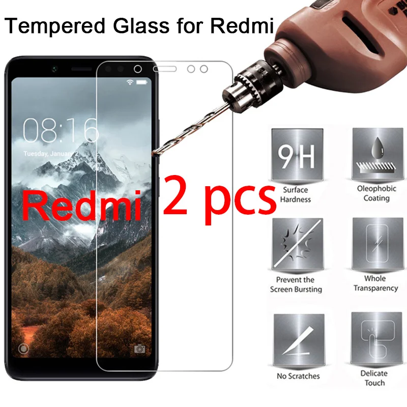 2 шт.! Защитное стекло 9H HD для Redmi Note 7 Pro защитное на Xiaomi 7S 6 5 5A Prime 4X 4 3 2|Защитные