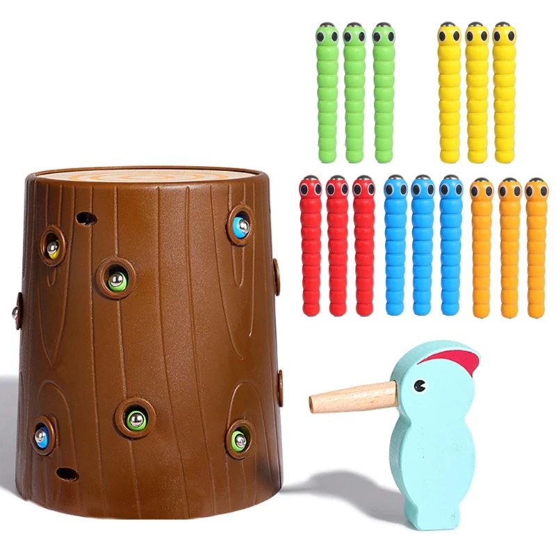 

Игрушка Монтессори Магнитная с насекомыми, игрушка для тренировки моторики, симуляционная игрушка, Координационная игрушка для рук и глаз, ...